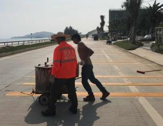 惠州雙月灣云頂海岸劃線(xiàn)
